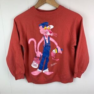 Vintage 90s 1996 Pink Panther Sweatshirt Hanes Pullover Women’s Small